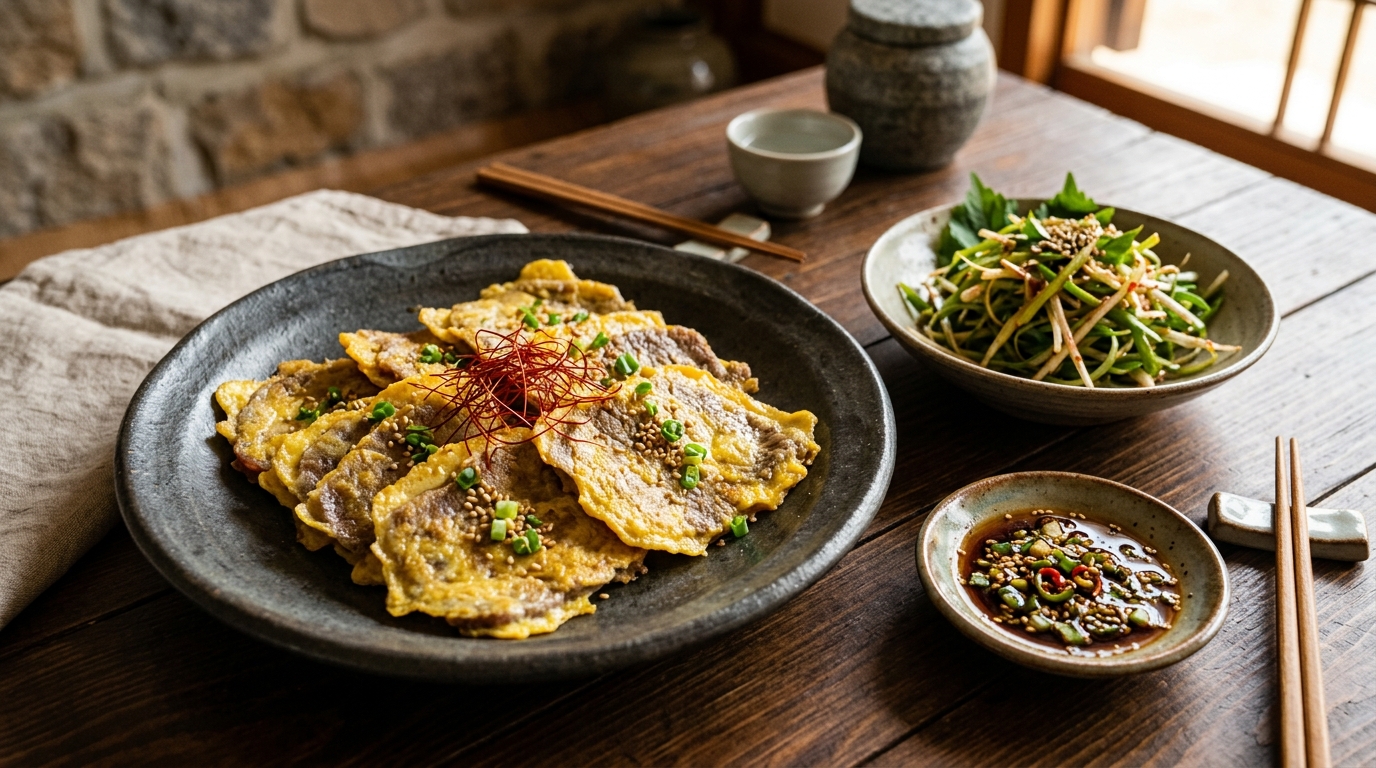 경상도식 고성 한우 육전
